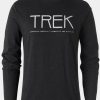 Clothing * | Discount Store Trek Vintage Logo Long Sleeve T-Shirt Black