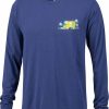 Clothing * | Excellent Salsa Tundra Buds Long Sleeve T-Shirt Navy/White/Yellow/Teal/Green