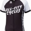 Clothing * | Flash Sale All-City Wangaaa! Women'S Jersey Black/White