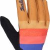 Clothing * | Fashion Salsa Team Polytone Hand-Up Gloves Goldenrod/Black/Stripes