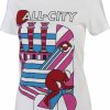 Clothing * | Outlet All-City Parthenon Party Women'S T-Shirt White/Pink/Red/Blue/Black