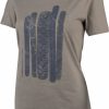 Clothing * | Excellent Qbp Brand Tread Lightly Women'S T-Shirt Stone Gray